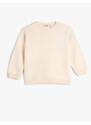 Koton Basic Sweatshirt with Shark Firm Crew Neck