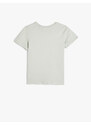 Koton T-Shirt Summer Theme Short Sleeve Crew Neck Cotton