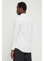 Bavlněná košile Armani Exchange bílá barva, regular, s klasickým límcem, 3DZCHQ ZJ8EZ