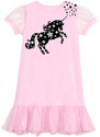 Mushi Starry Unicorn Girl Pink Tulle Dress