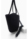 Marjin Women's Handmade Knitted Shoulder Bag Merde Black