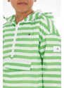 Dětská bunda Tommy Hilfiger zelená barva