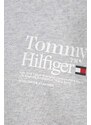 Dětská mikina Tommy Hilfiger šedá barva, s potiskem