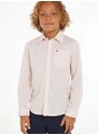 Dětská košile Tommy Hilfiger růžová barva