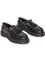 Kožené mokasíny Dr. Martens Adrian Gothic Americana černá barva, DM31626001