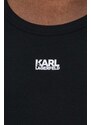 Tričko Karl Lagerfeld černá barva