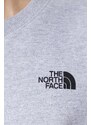 Mikina The North Face Simple Dome pánská, šedá barva, s potiskem, NF0A7X1IDYX1