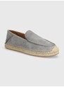 Semišové espadrilky BOSS Madeira šedá barva, 50516853