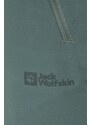 Outdoorové šortky Jack Wolfskin ACTIVE TRACK zelená barva, 1503792