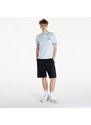 Pánské tričko FRED PERRY Twin Tipped Fred Perry Shirt Light Ice/ Cyber Blue/ Midnight Blue