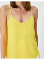 Koton V-Neck with Textured Straps Blouse