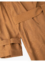 Koton Pocket Belted Trench Coat Rayon Blend