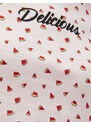 Koton Crop T-Shirt Watermelon Printed Crew Neck Short Sleeve
