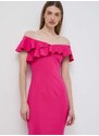 Šaty Guess SYLVIE růžová barva, mini, W4GK0F K3PP0