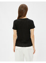 Koton Slim Fit V-Neck T-Shirt
