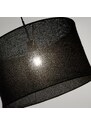 Černé lněné stínidlo Kave Home Mariela 50 cm