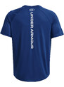 Pánské tričko Under Armour Tech Reflective Ss Blue