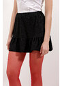 Bigdart 1884 Knitted Mini Skirt - Black