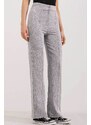 Bigdart 6629 High Waist Palazzo Trousers - Gray