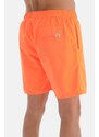 Dagi Neon Orange Plain Medium Swim Shorts