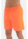 Dagi Neon Orange Plain Medium Swim Shorts