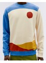 Thinking MU Ivory Abstract Sweatshirt IVORY