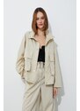 Koton Women's Beige Trench Coat