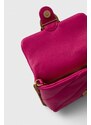 Kožená kabelka Pinko růžová barva, 100041.A0F2