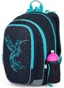 TOPGAL Školní batoh s výšivkou kolibříka MIRA 24009