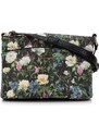 Dámská kabelka z ekologické kůže s květinami Wittchen, černá, ekologická kůže
