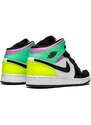 Jordan 1 Mid Pastel Black Toe (GS)