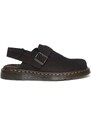 Semišové sandály Dr. Martens Jorge II pánské, černá barva, DM31563001