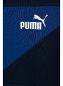 Dětská mikina Puma PUMA POWER Colorblock TR B Club N tmavomodrá barva, s kapucí, vzorovaná