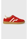 Semišové sneakers boty Gant Cuzima červená barva, 28533550.G51