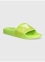 Pantofle Guess dámské, zelená barva, E4GZ25 BB00F
