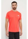 Sportovní tričko The North Face Reaxion červená barva, s potiskem, NF0A4CDWQI41