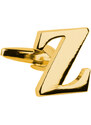 BUBIBUBI Manžetový knoflíček zlaté písmeno Z