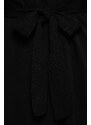 Trendyol Black Belted Maxi Woven Ruffled 100% Cotton Kimono&Kaftan