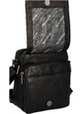 Pánská kožená taška přes rameno černá - SendiDesign Jarullo černá