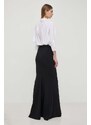 Šaty Elisabetta Franchi černá barva, maxi, AB61942E2