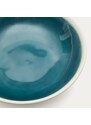 Modro-bílá keramická miska Kave Home Sanet 22,5 cm