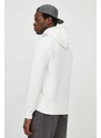 Mikina Gant pánská, bílá barva, s kapucí, s aplikací