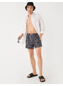 Koton Patterned Marine Shorts with Lace-Up Waist