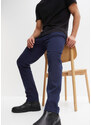 bonprix Strečové kalhoty Regular Fit Straight Modrá