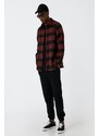 Koton Men's Red Plaid Shirt