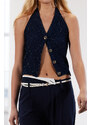 Trendyol Limited Edition Navy Blue Knitwear Blouse