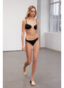 Trendyol Limited Edition Black Plain Strapless Regular Bikini Set with Accessories