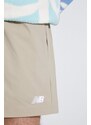 Tréninkové šortky New Balance MS41517SOT béžová barva, MS41517SOT