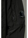 Bunda C.P. Company Chrome-R Hooded pánská, černá barva, přechodná, oversize, 16CMOW036A005904G