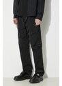 Kalhoty C.P. Company Chrome-R Regular Utility pánské, černá barva, jednoduché, 16CMPA004A005904G